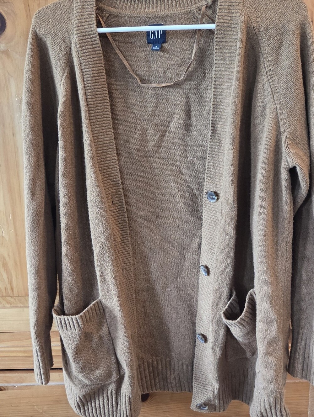 GAP Rust Brown Women's Button-Front Cardigan